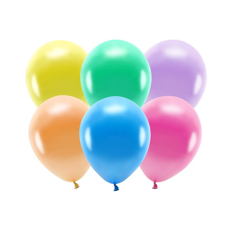 100x Gekleurde mix ballonnen 26 cm eco-biologisch afbreekbaar