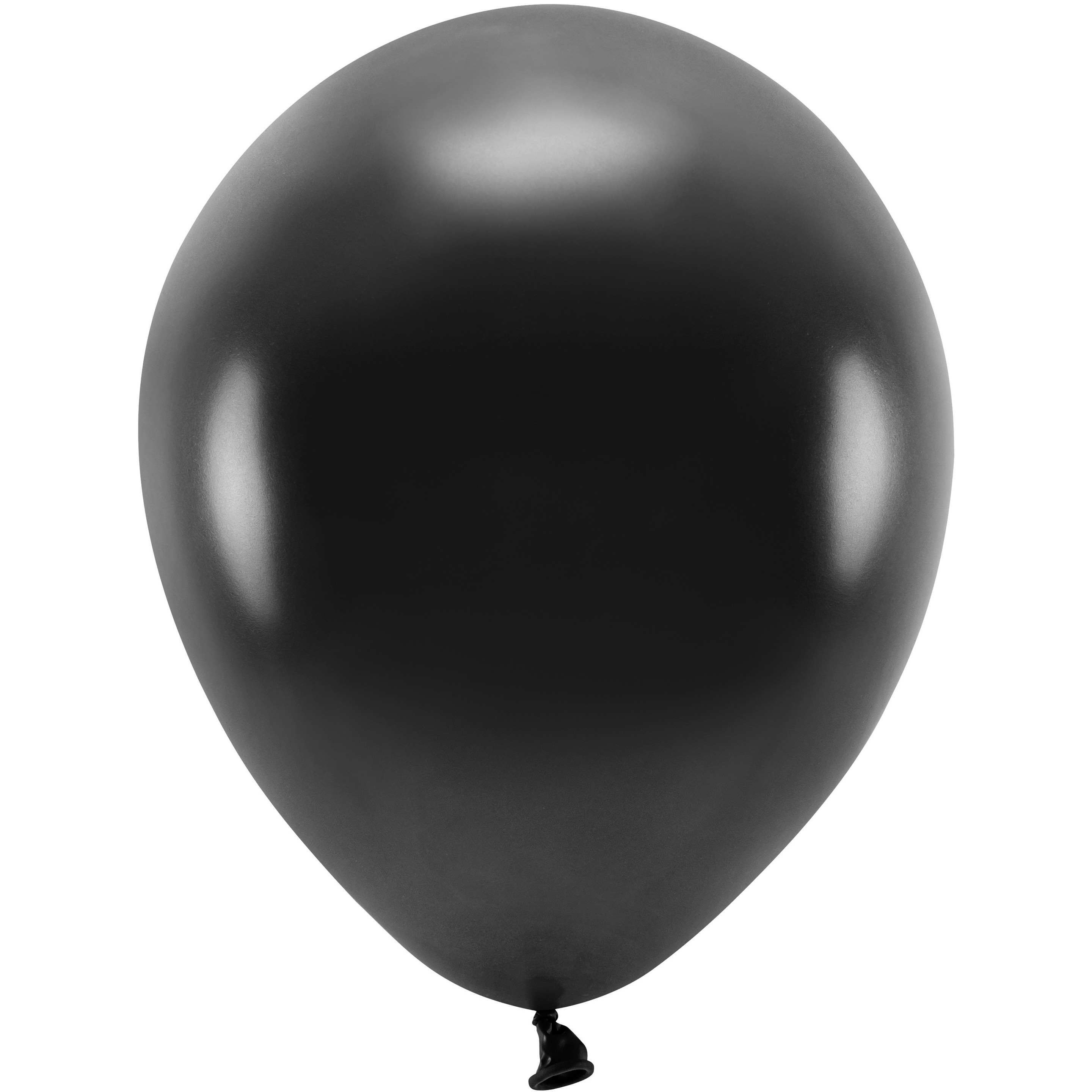 100x Zwarte ballonnen 26 cm eco-biologisch afbreekbaar