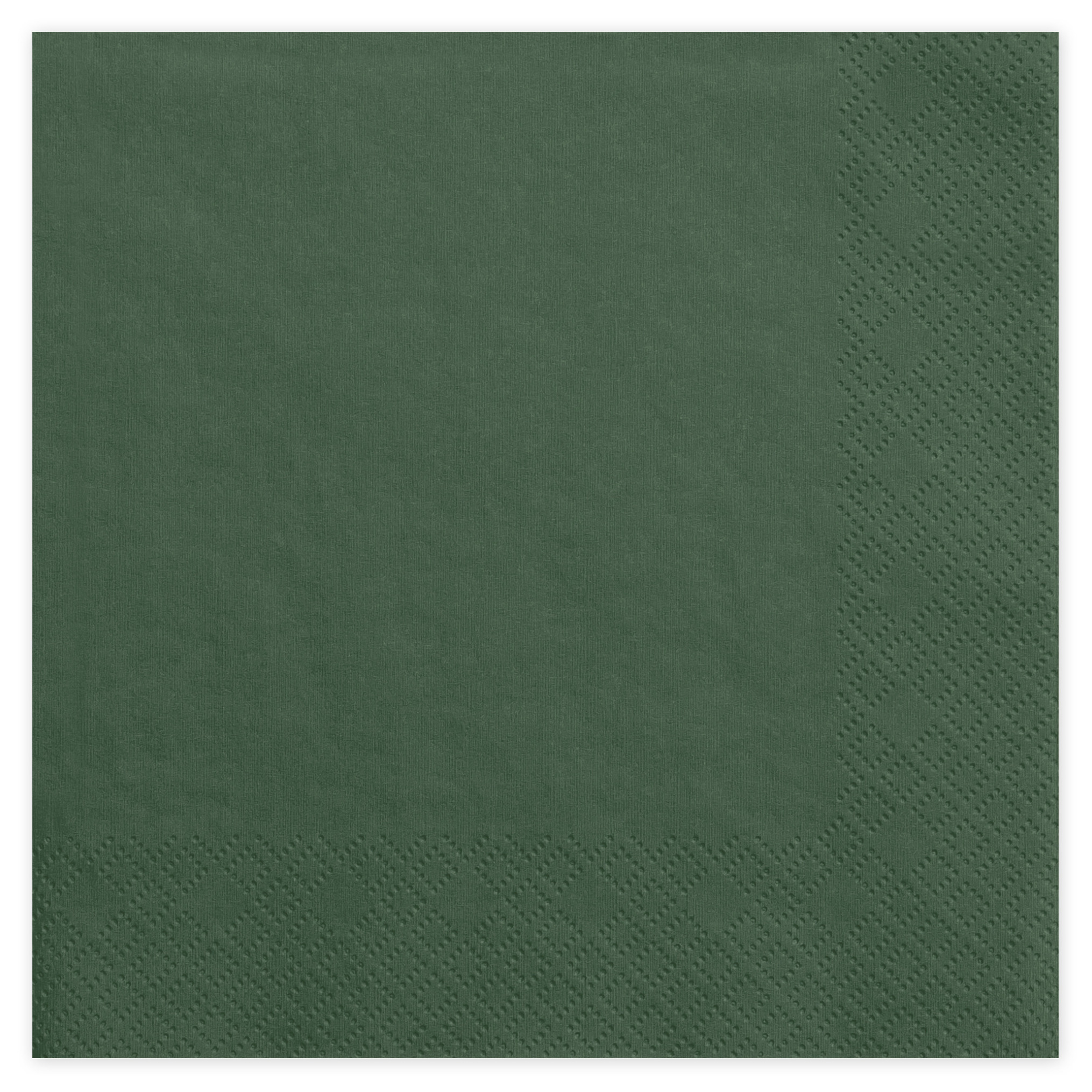 20x Papieren tafel servetten dennen groen 33 x 33 cm