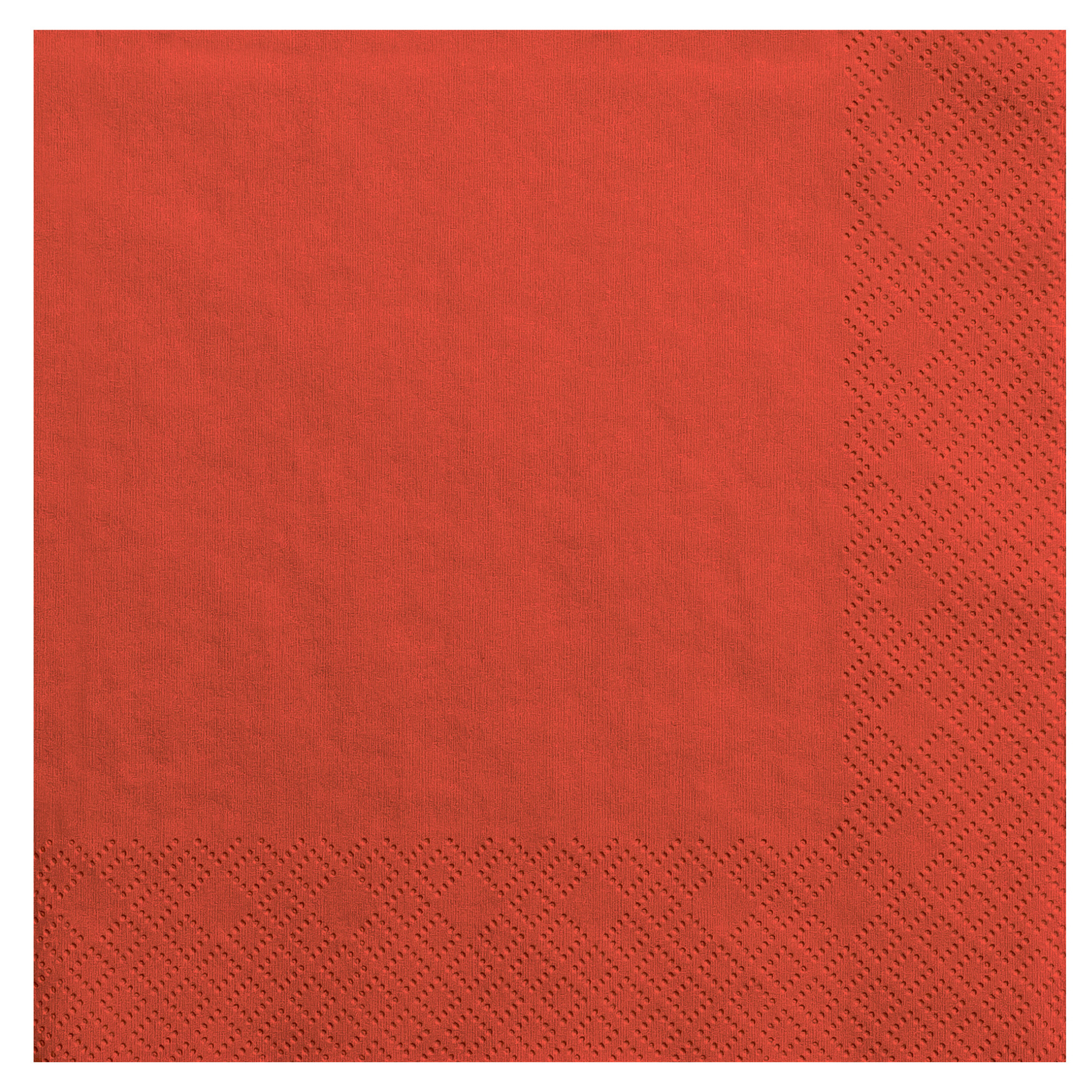 20x Papieren tafel servetten rood 33 x 33 cm