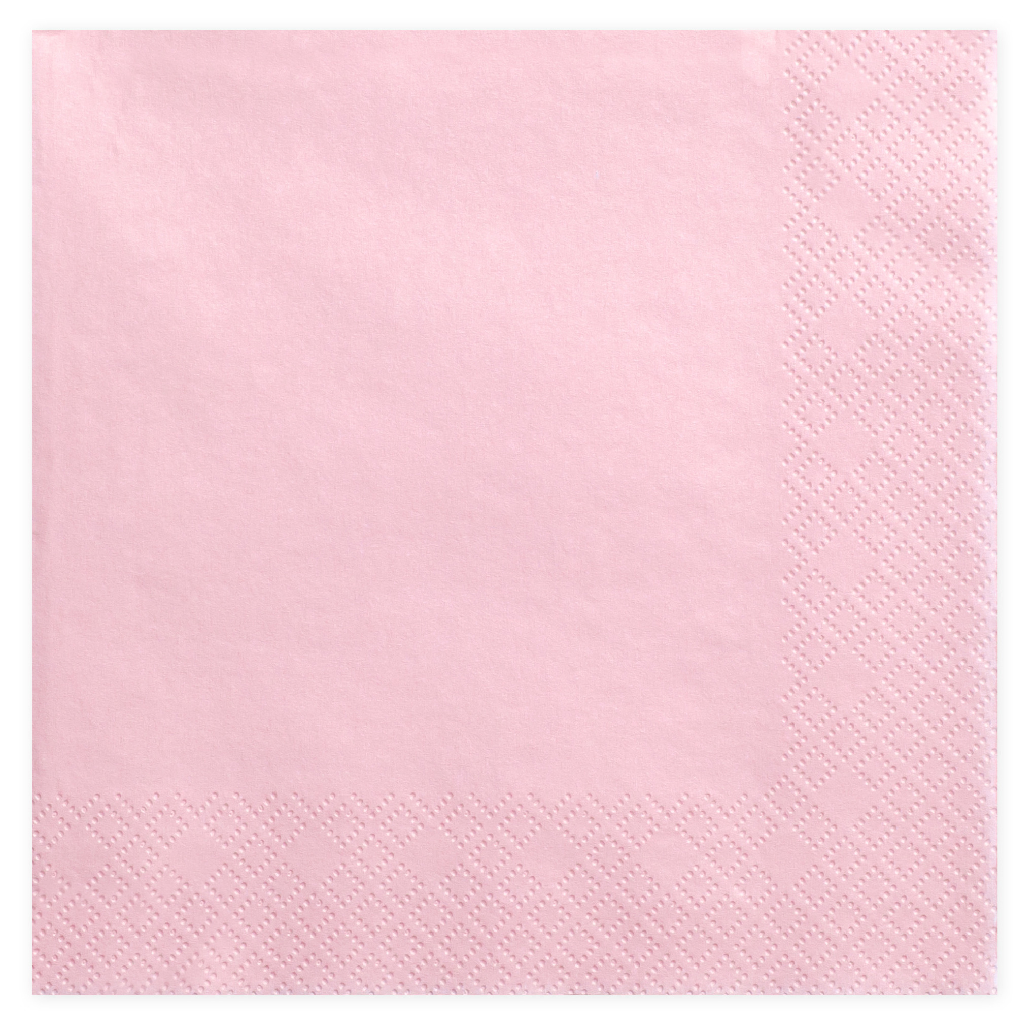 20x Papieren tafel servetten roze 33 x 33 cm
