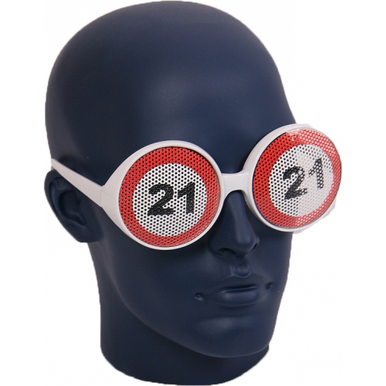 21 jaar verkeersborden bril