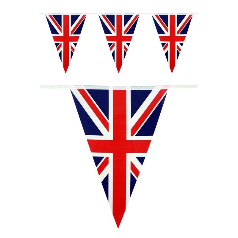 3x Engelse vlaggenlijnen 10 meter
