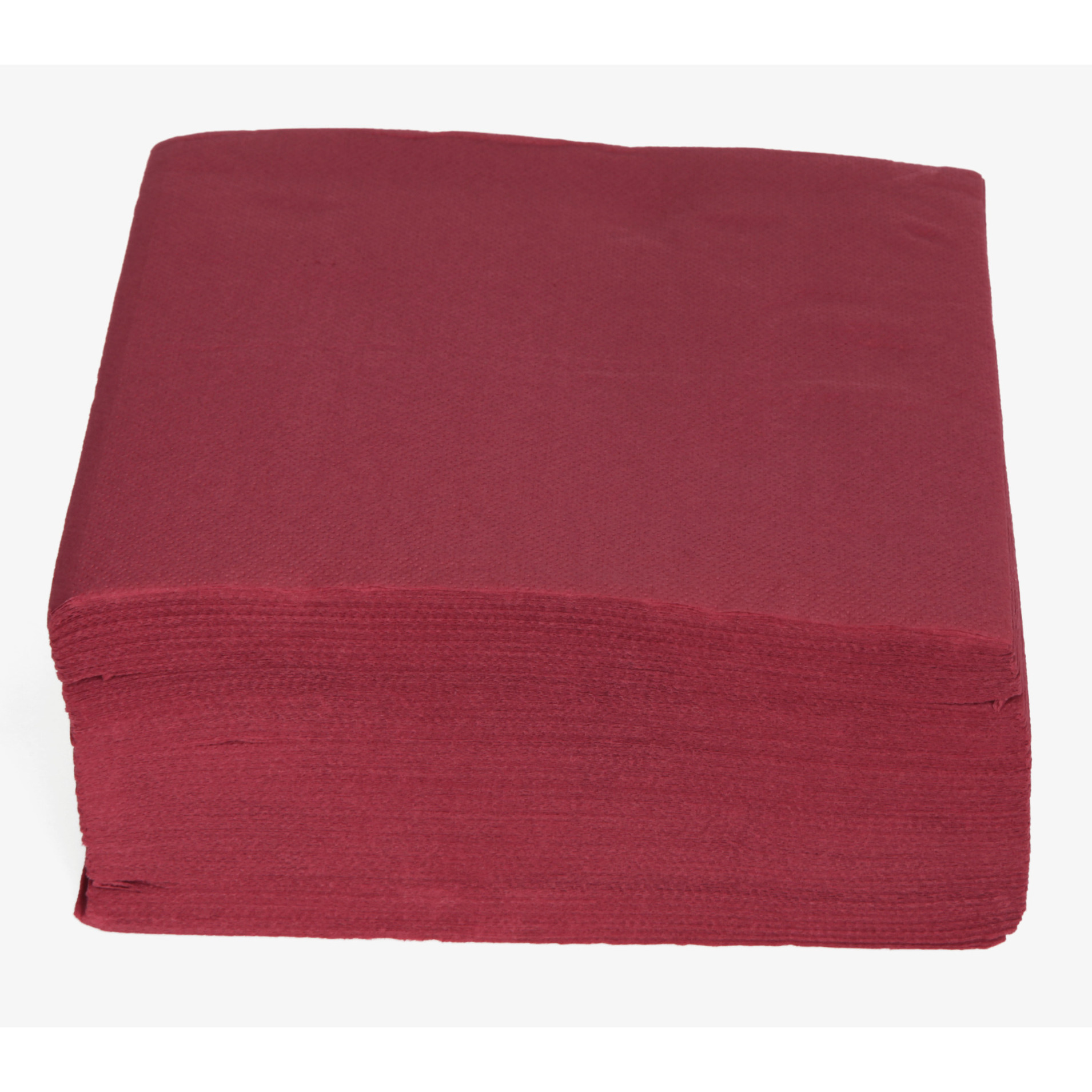 40x stuks luxe kwaliteit servetten bordeaux rood 38 x 38 cm