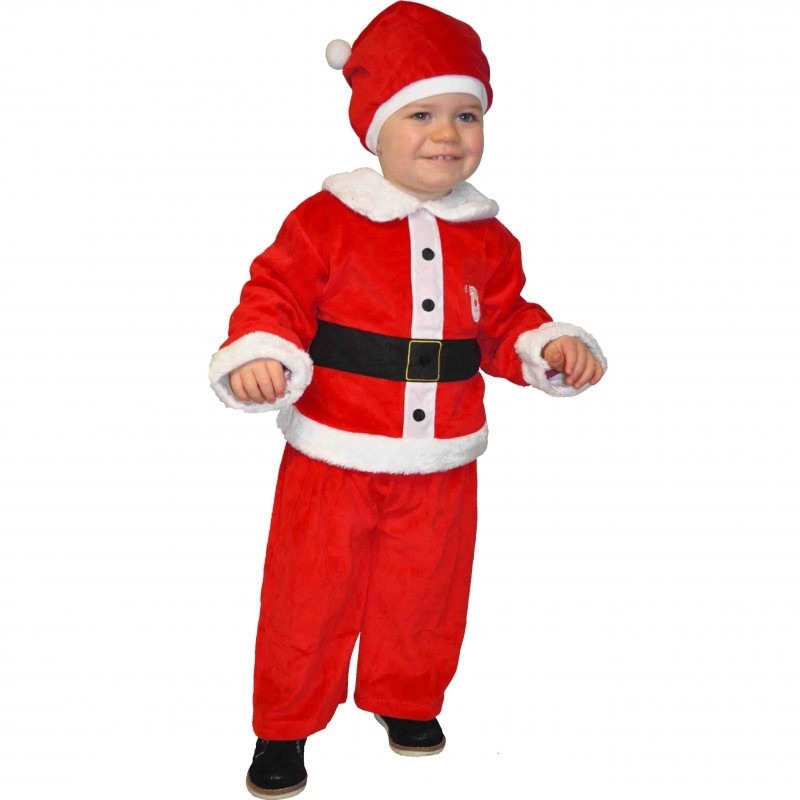 Baby kerstman kostuum 12 tot 24 maanden