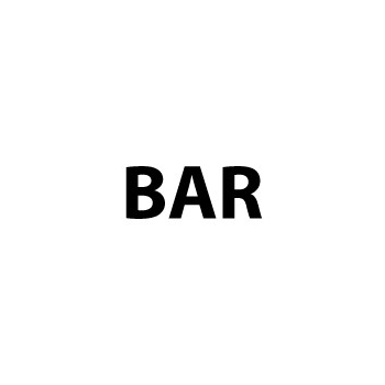 Bar sticker A8 formaat