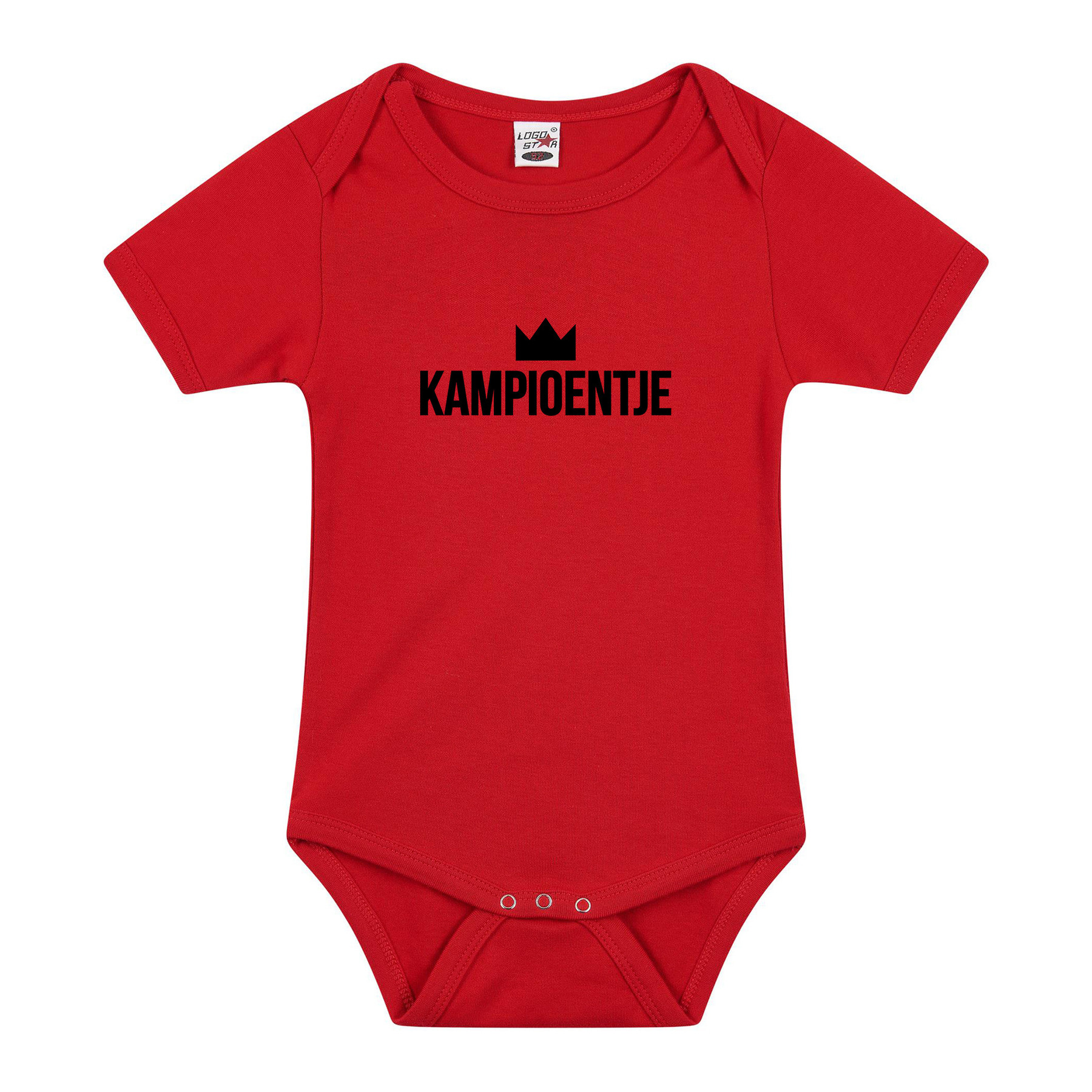 Belgie supporter Kampioentje verkleed/cadeau baby rompertje rood jongen/meisje EK / WK supporter
