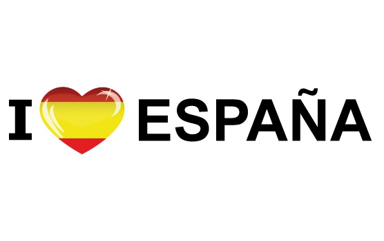 Bumper sticker I Love Espana