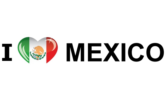 Bumper sticker I Love Mexico