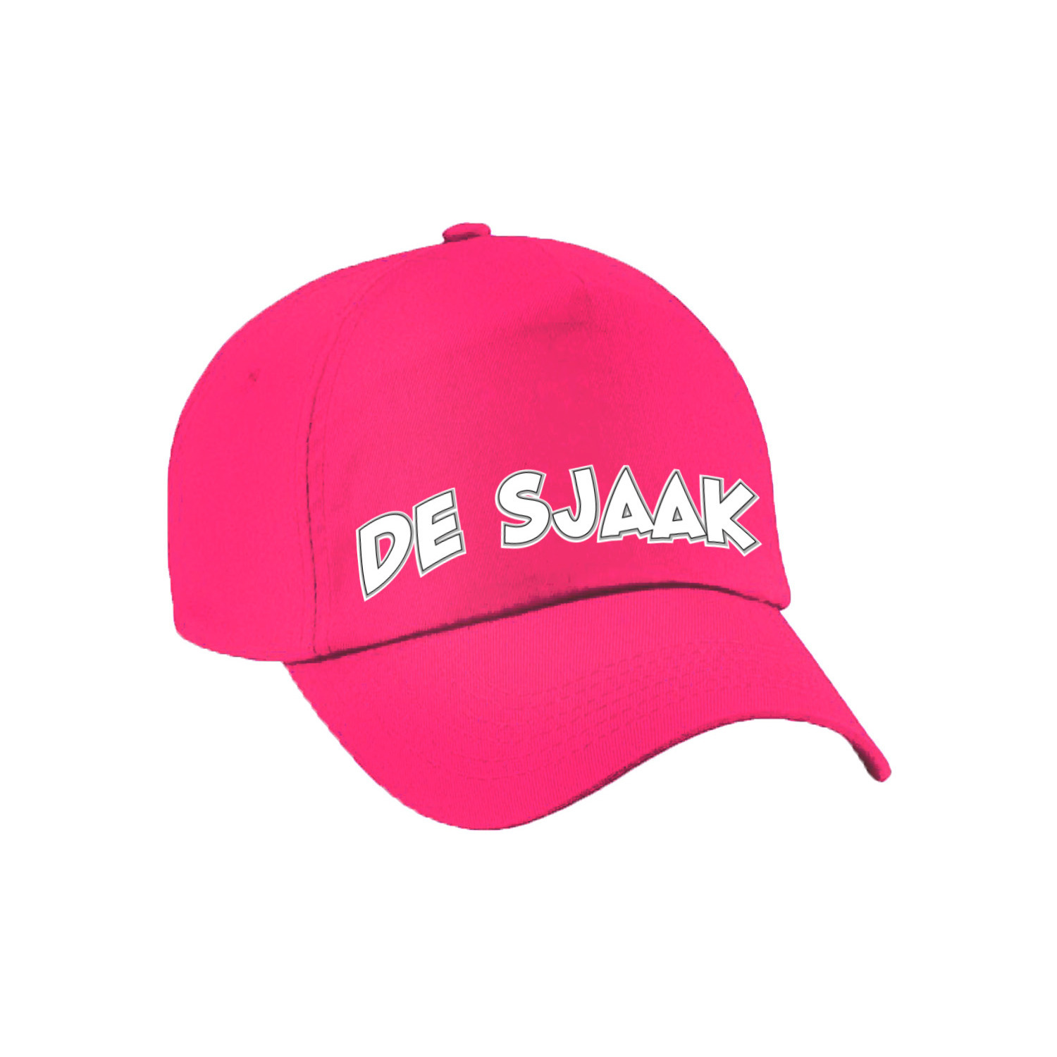 Cadeau pet-cap voor volwassenen de Sjaak roze vrijgezellenfeest bruiloft-trouwen