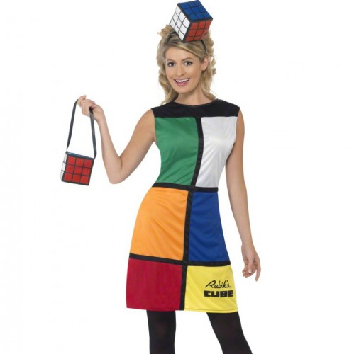 Carnaval Rubiks outfit dames