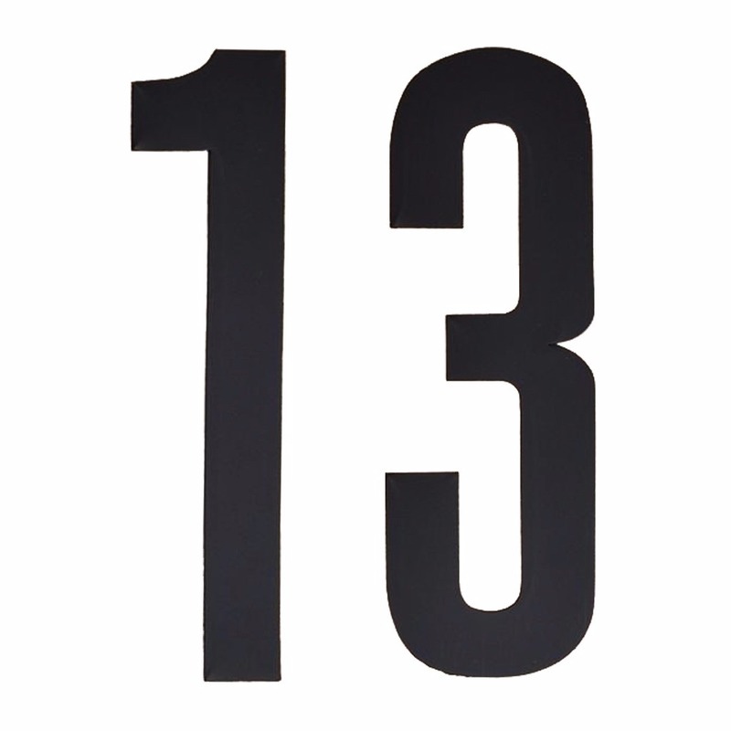 Cijfers-nummers stickers 13