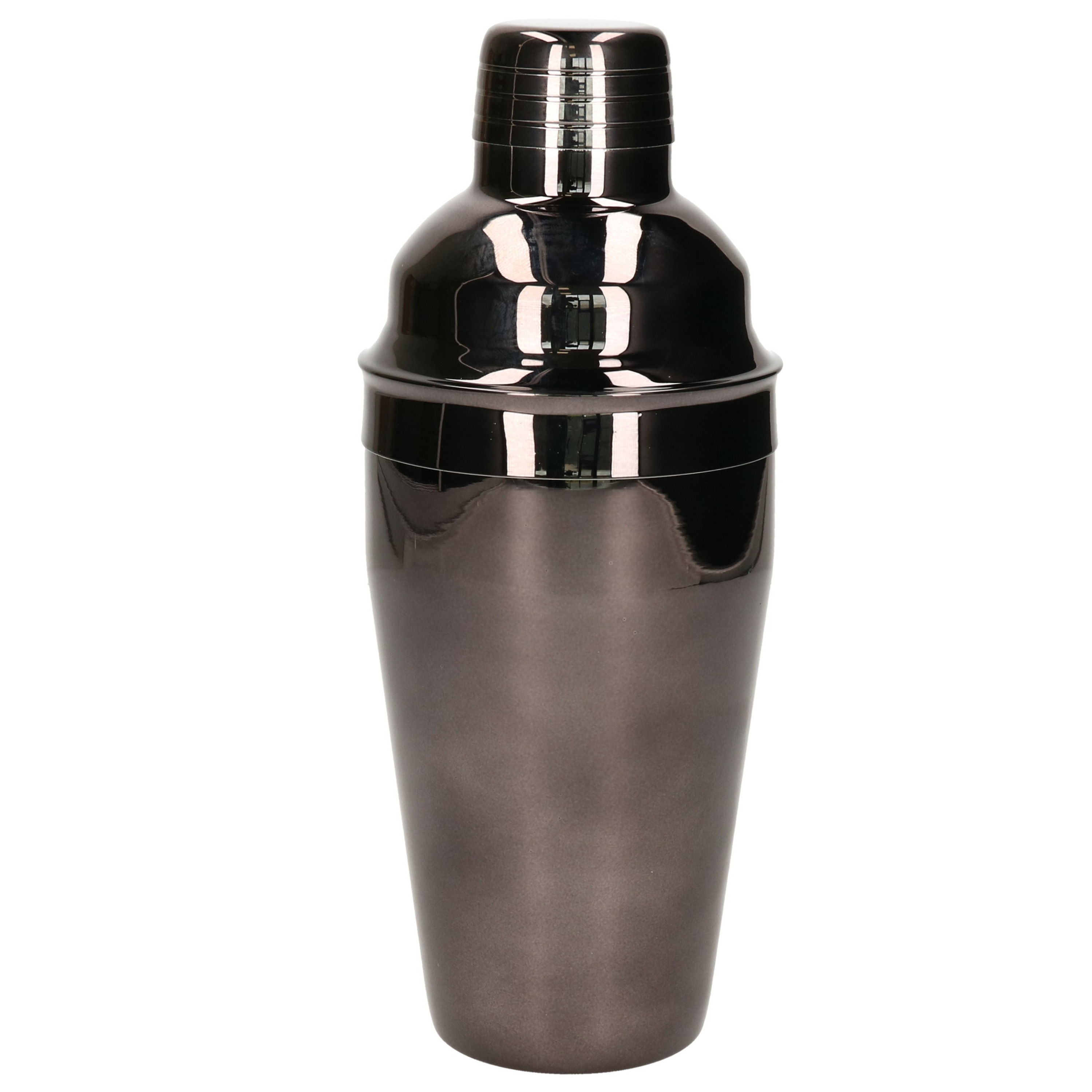 Cocktailshaker 550 ml- zwart -RVS