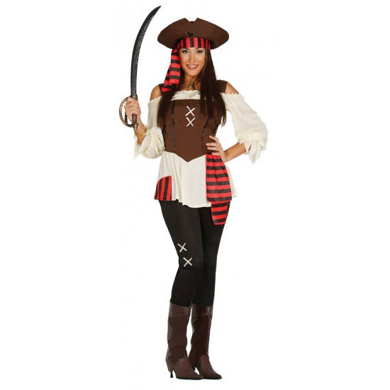 Dames piraten kleding XL