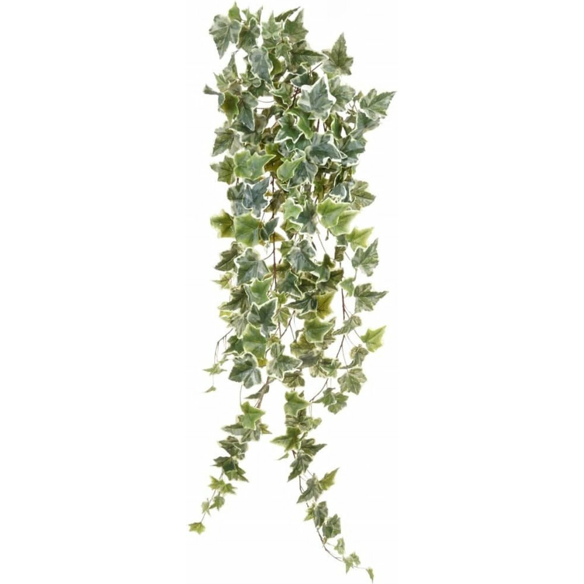 Emerald kunstplant-hangplant Klimop-hedera groen-wit 100 cm lang