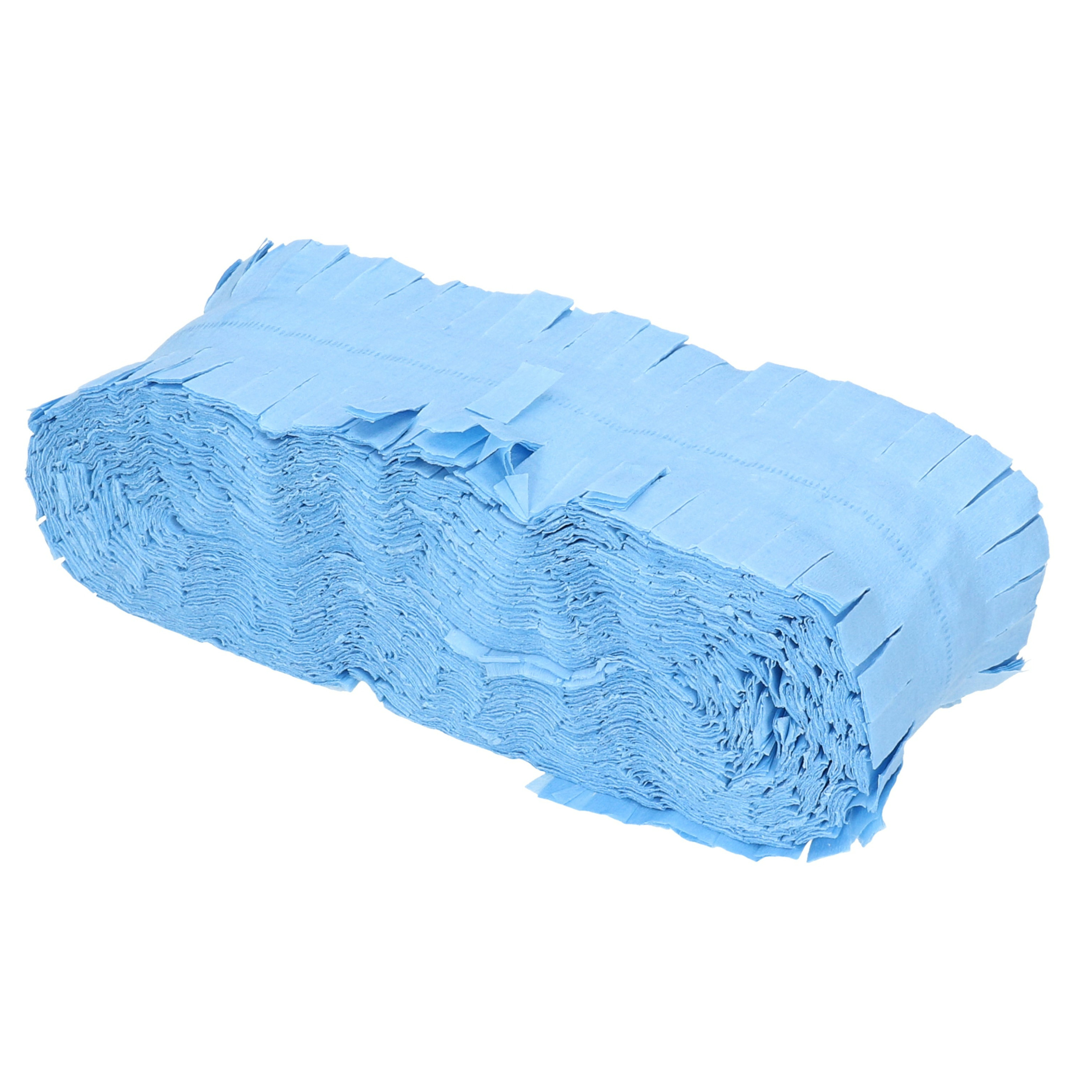 Feest-verjaardag versiering slingers blauw 24 meter crepe papier