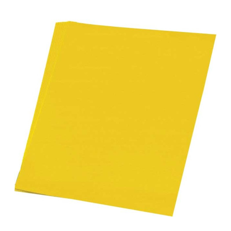 Gekleurd hobby papieren geel A4