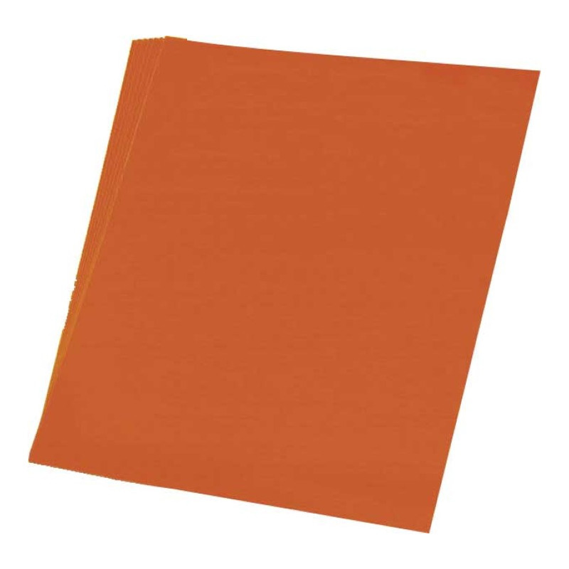 Gekleurd hobby papieren oranje A4