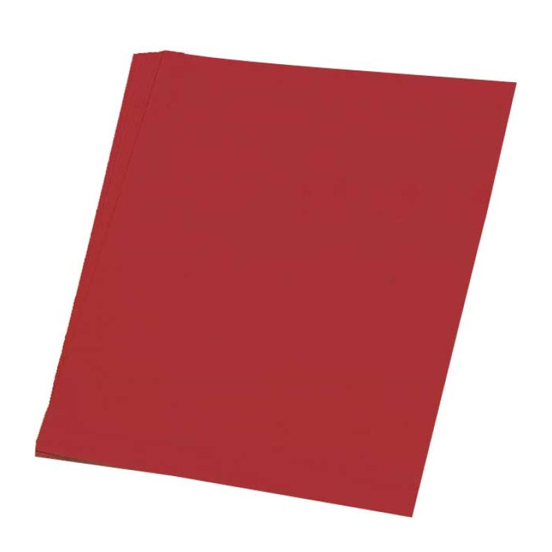 Gekleurd hobby papieren rood A4