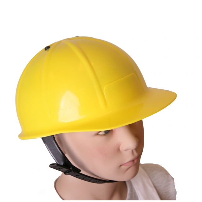 Gele helm voor kinderen