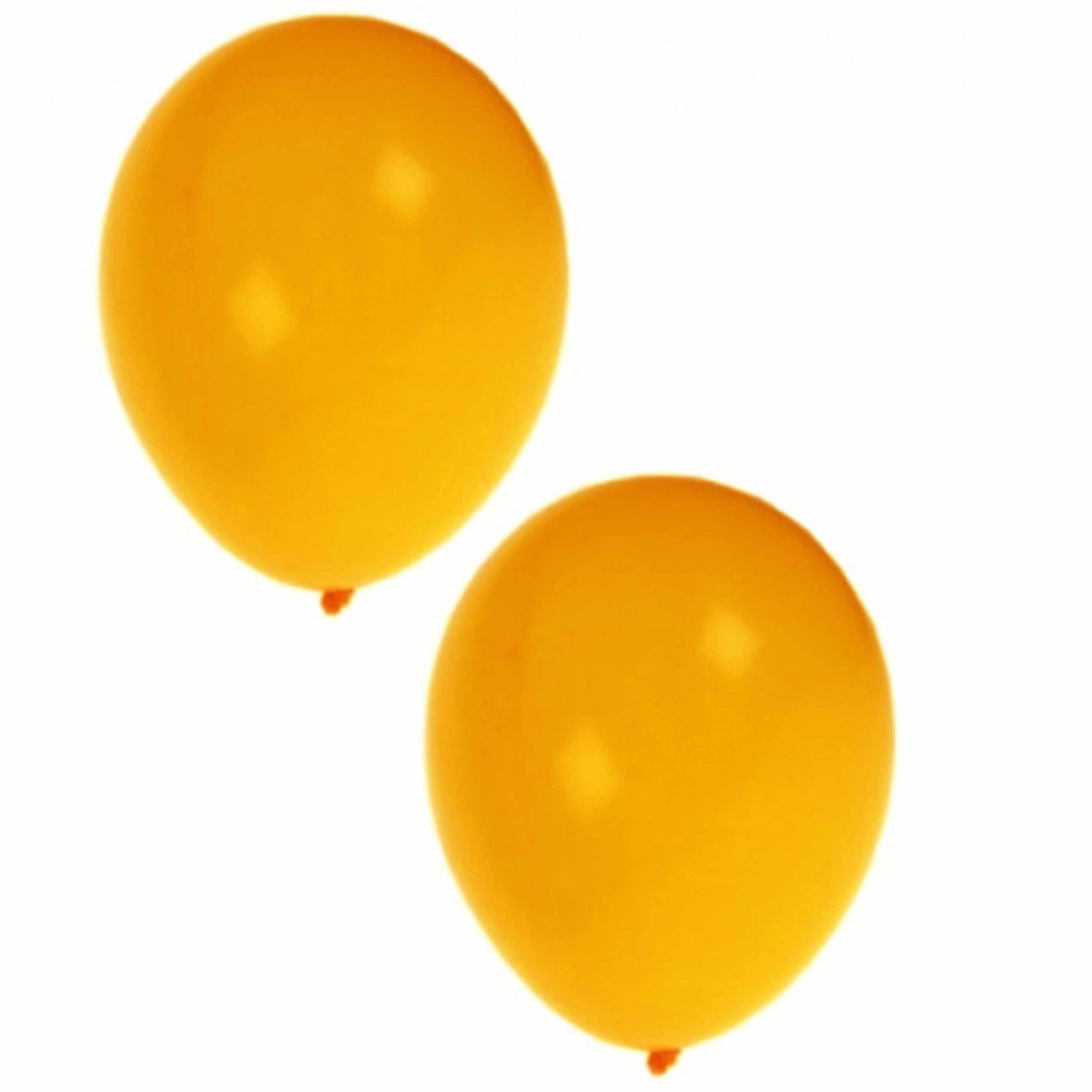 Gele versierings ballonnen 300 st