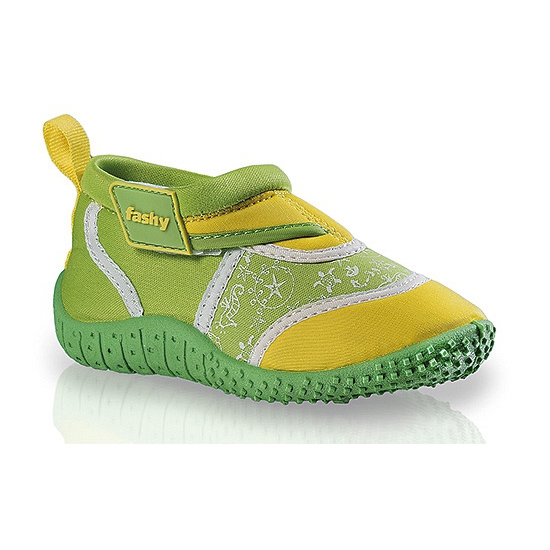 Groen-gele zwemschoenen voor kids