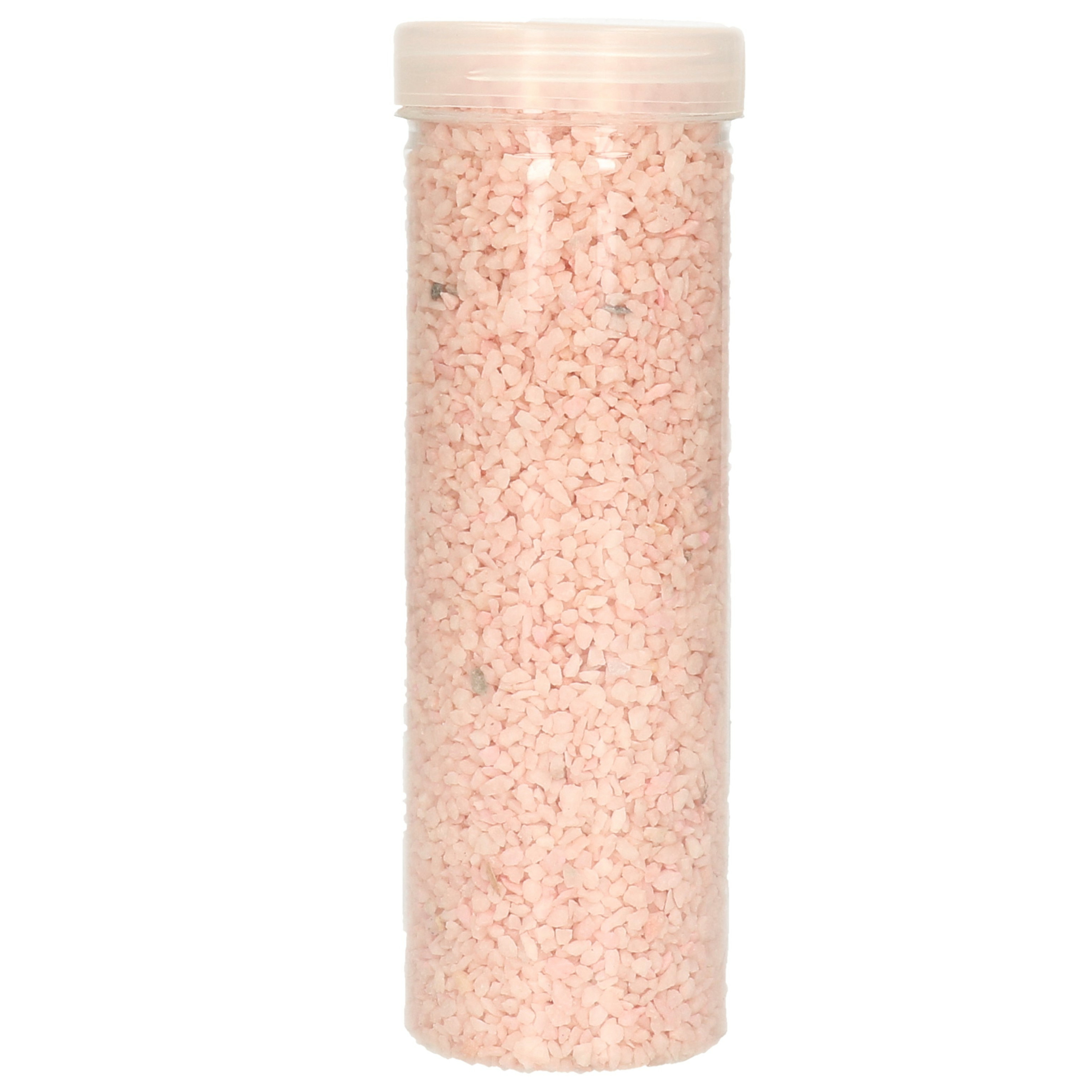 Grof decoratie zand-kiezels zalm roze 500 gram