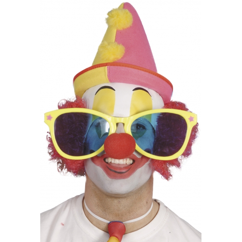 Hele grote zonnebril Clown