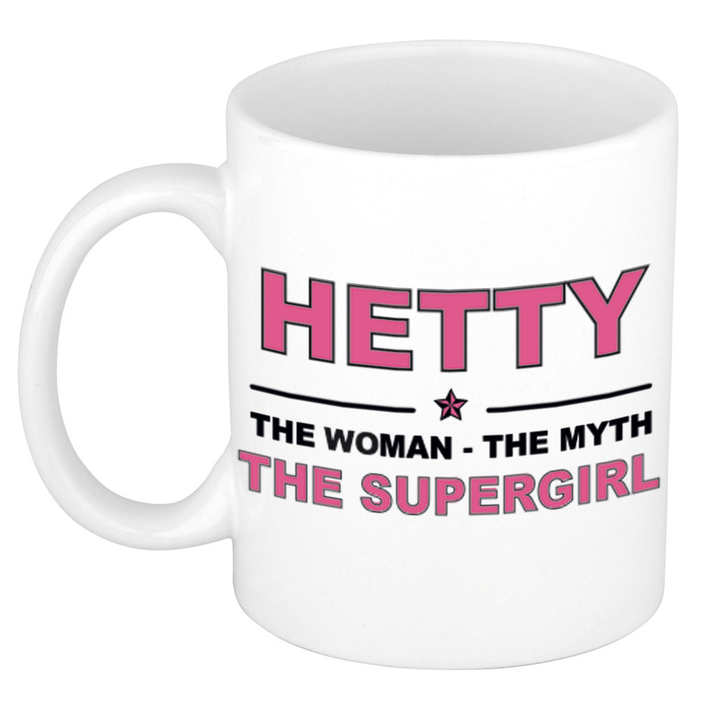 Hetty The woman, The myth the supergirl pensioen cadeau mok-beker 300 ml