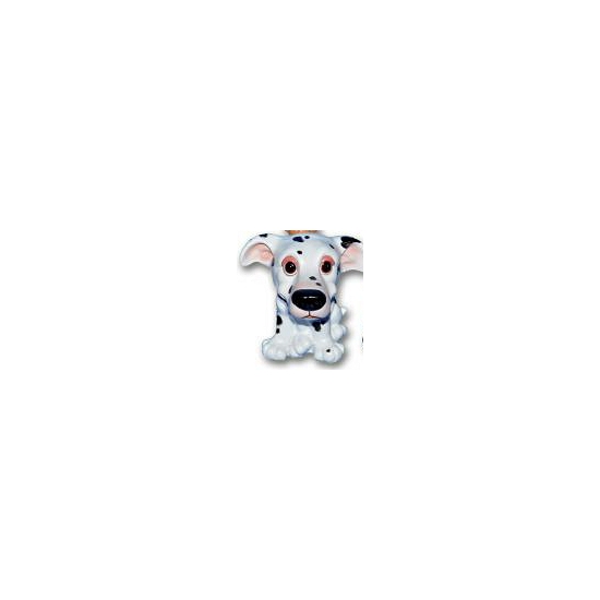 Honden beeldjes zittende Dalmatier pup 13 cm