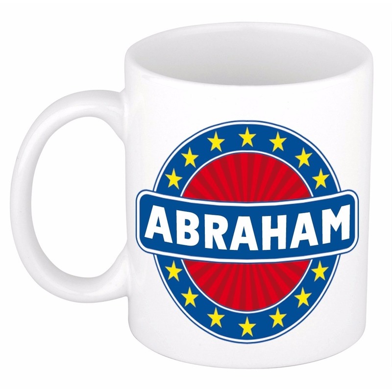 Kado mok voor Abraham