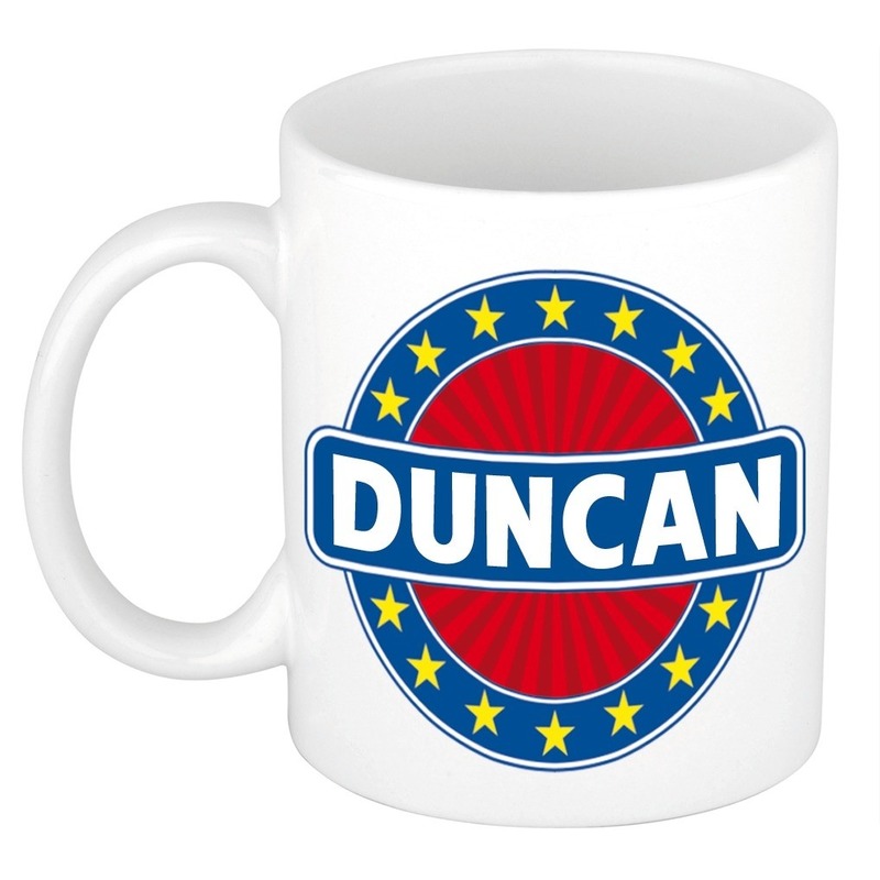 Kado mok voor Duncan