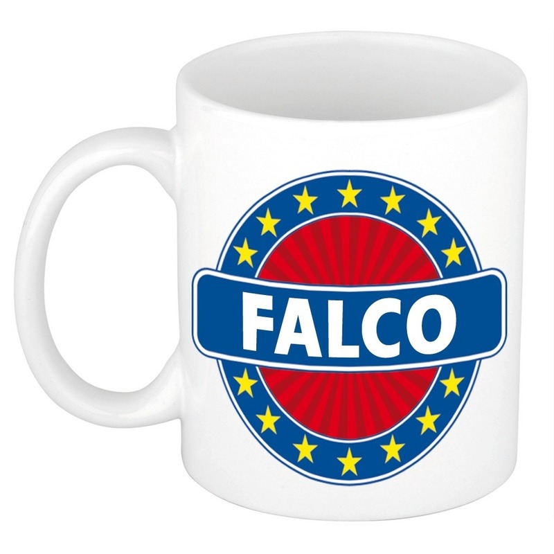 Kado mok voor Falco