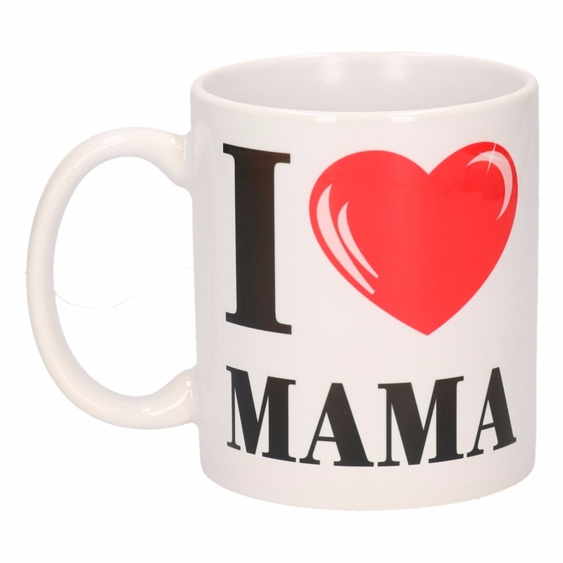 Koffiemok I Love Mama keramiek 300 ml