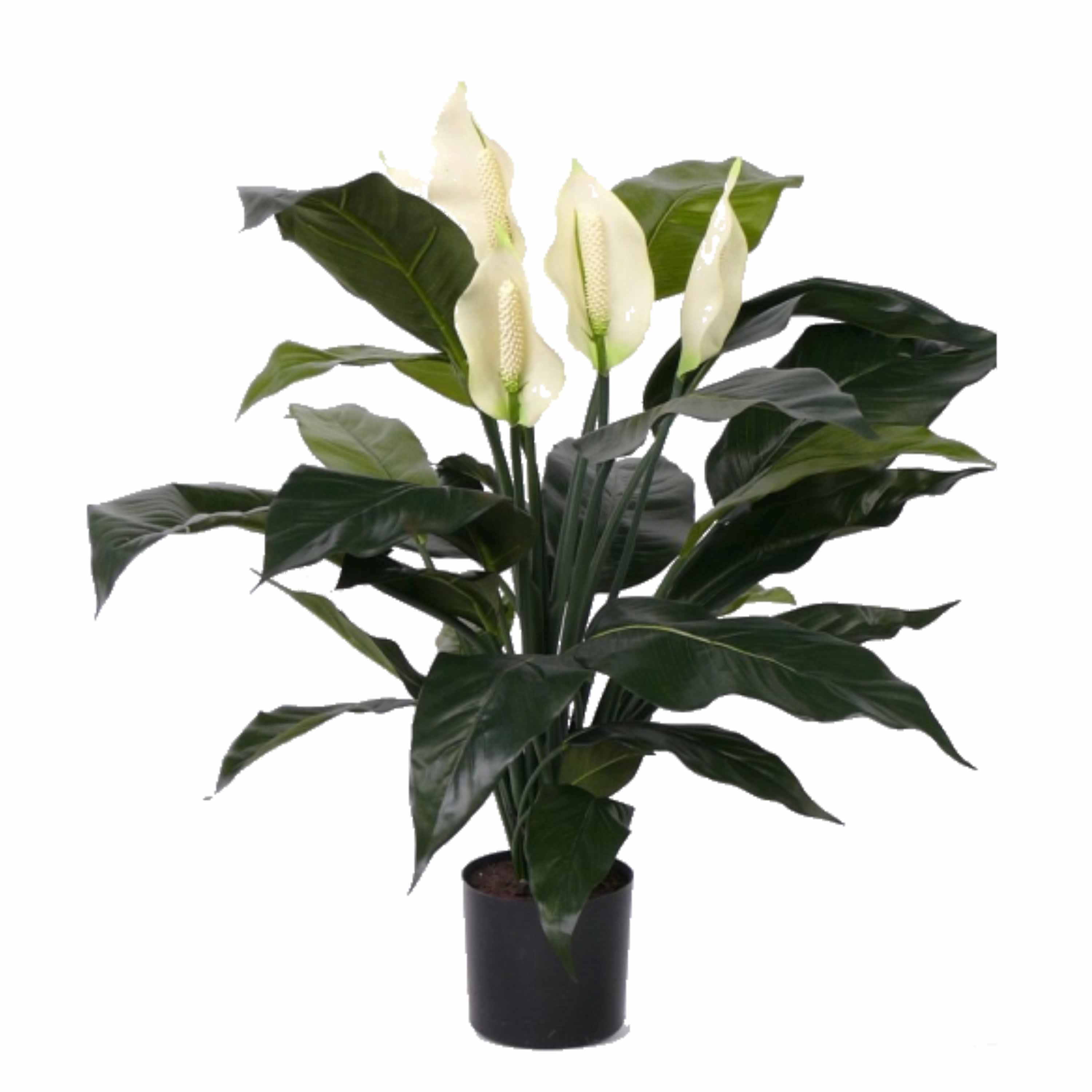 Kunstplant groen Spathiphyllum-Lepelplant 75 cm