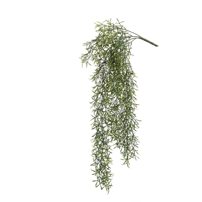 Kunstplant groene gras hangplant-tak 75 cm