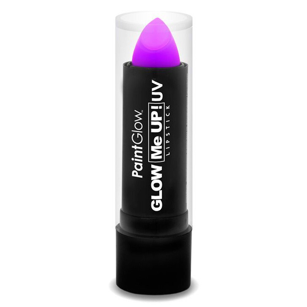 Lippenstift-lipstick neon paars UV-blacklight 4,5 gram schmink-make-up