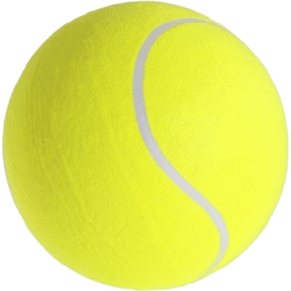 Mega tennisbal XXL geel 22 cm speelgoed-sportartikelen