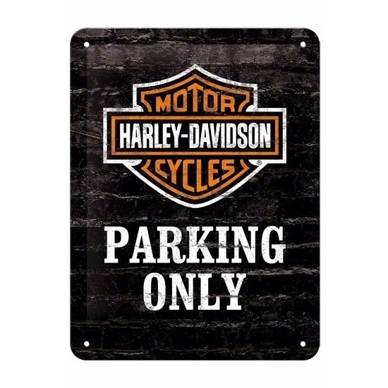 Metalen poster voor aan de muur Harley Davidson