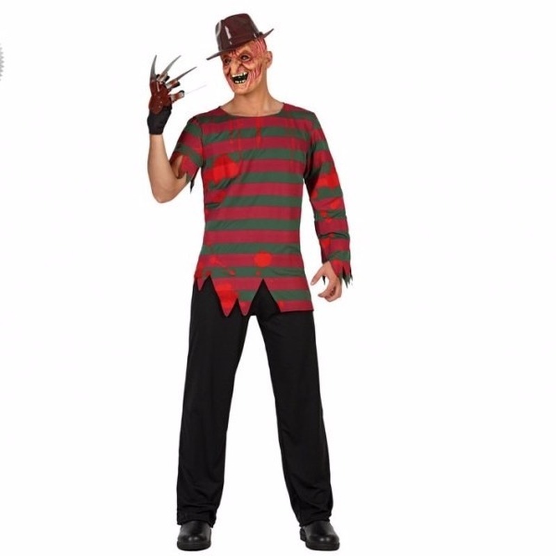 Moordenaars kostuum Freddy voor heren