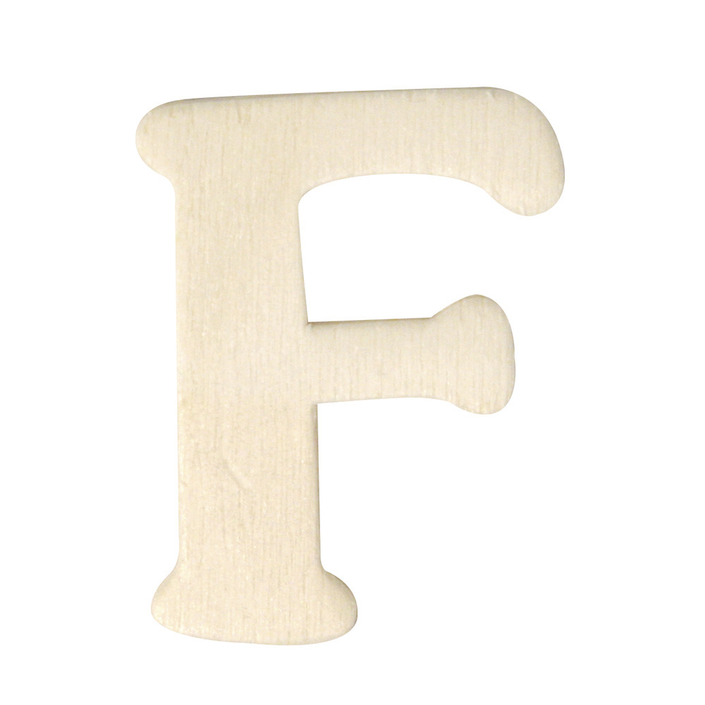 Naam letters F van hout