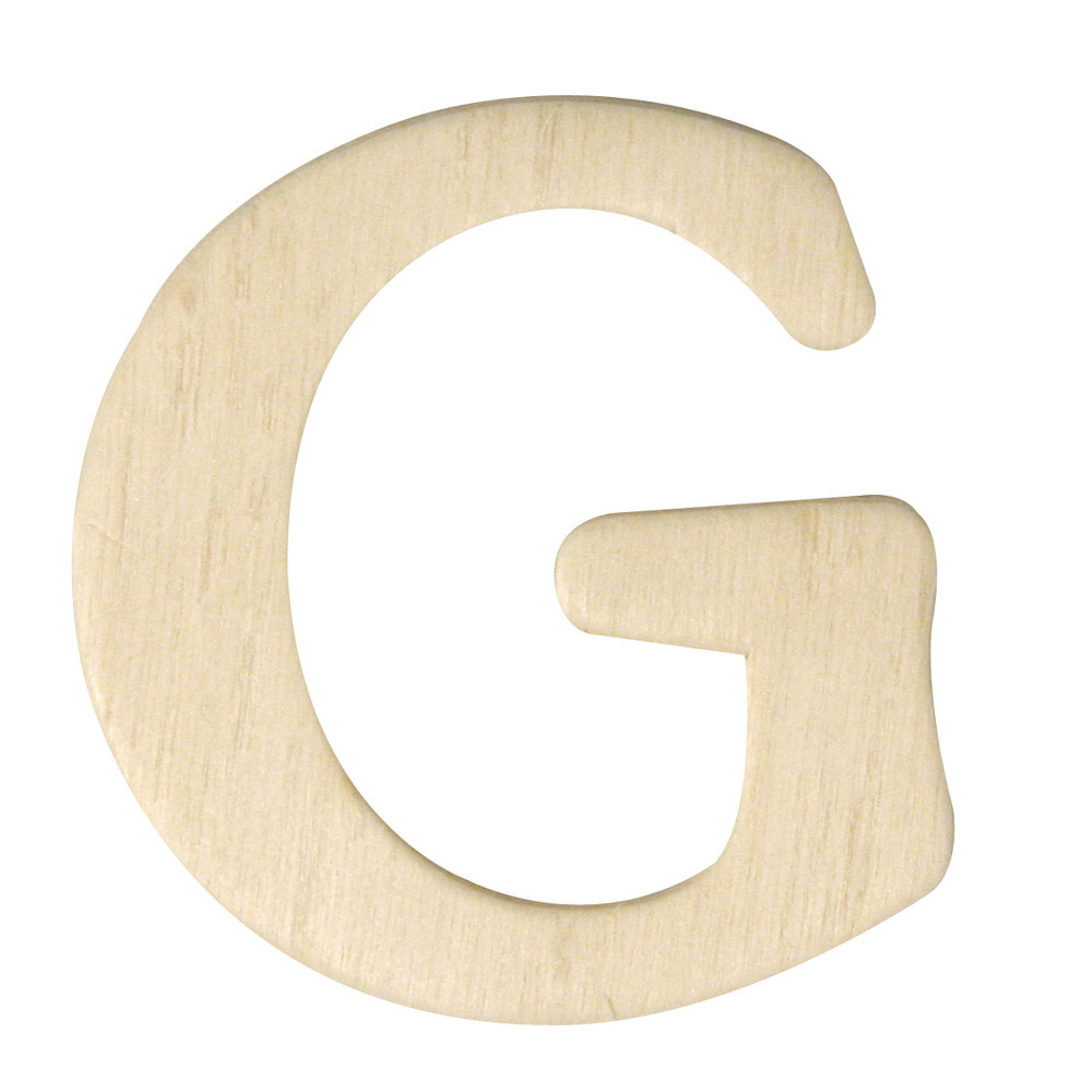 Naam letters G van hout