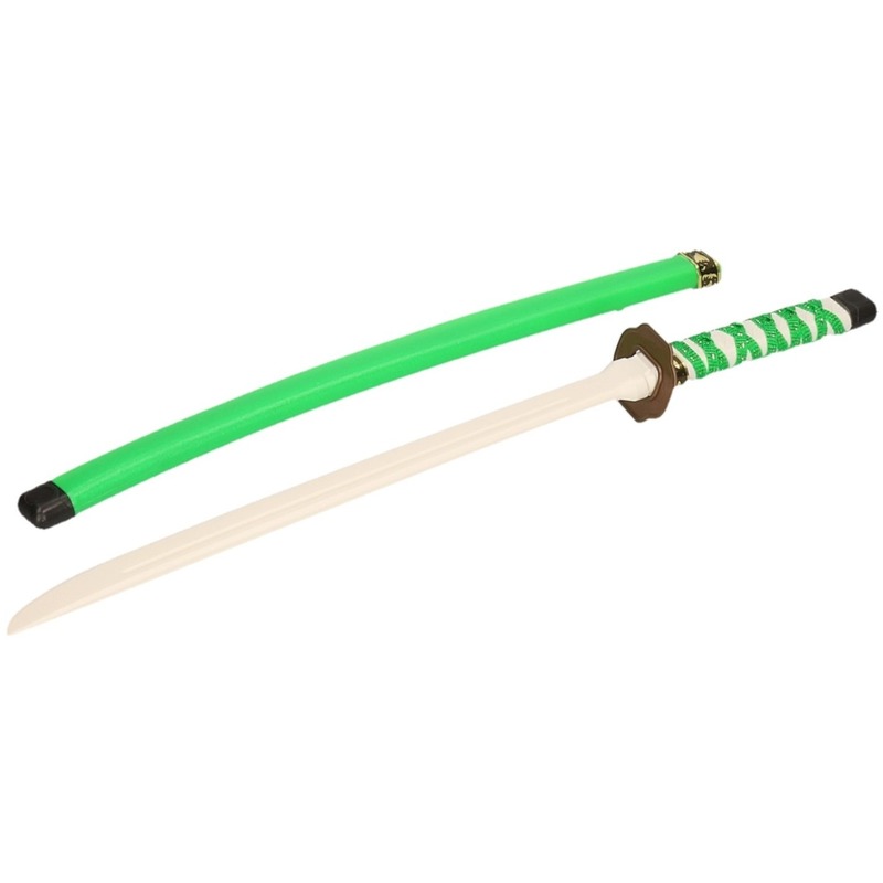 Ninja zwaard in schede groen