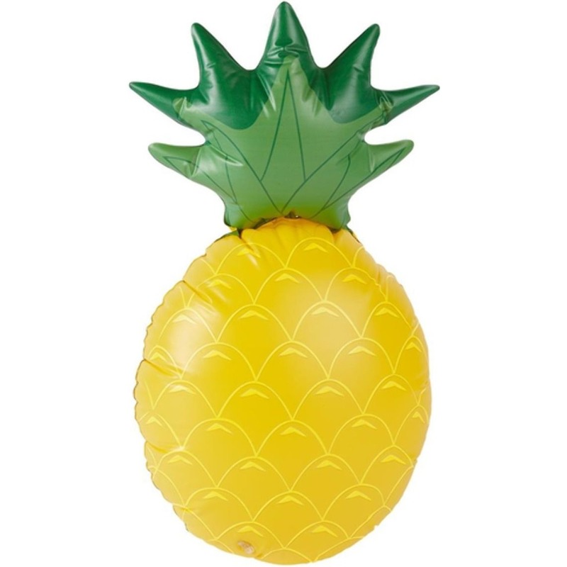 Opblaasbare gele ananas 59 cm decoratie-speelgoed