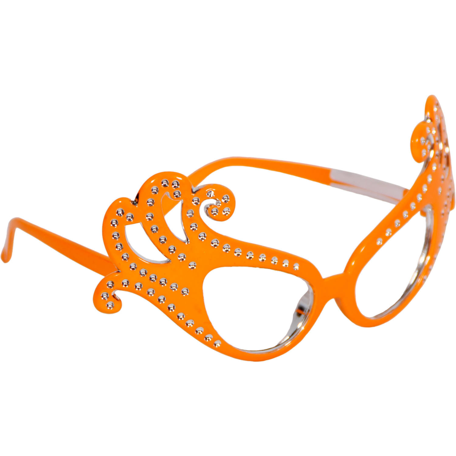 Oranje brillen Dame Edna