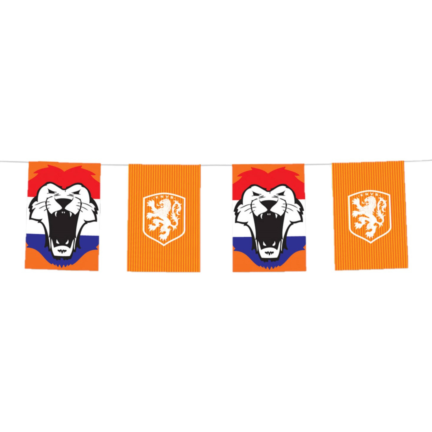 Oranje KNVB vlaggenlijn 3 meter