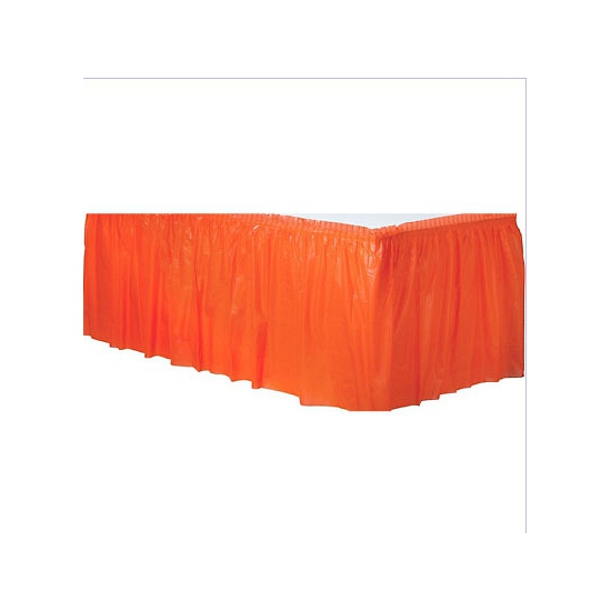 Oranje tafel randen