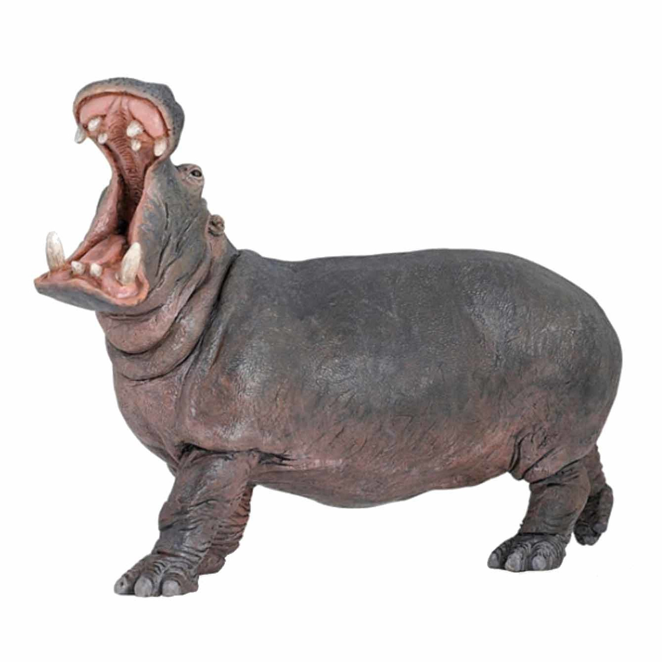 Plastic speelgoed figuur nijlpaard 15 cm