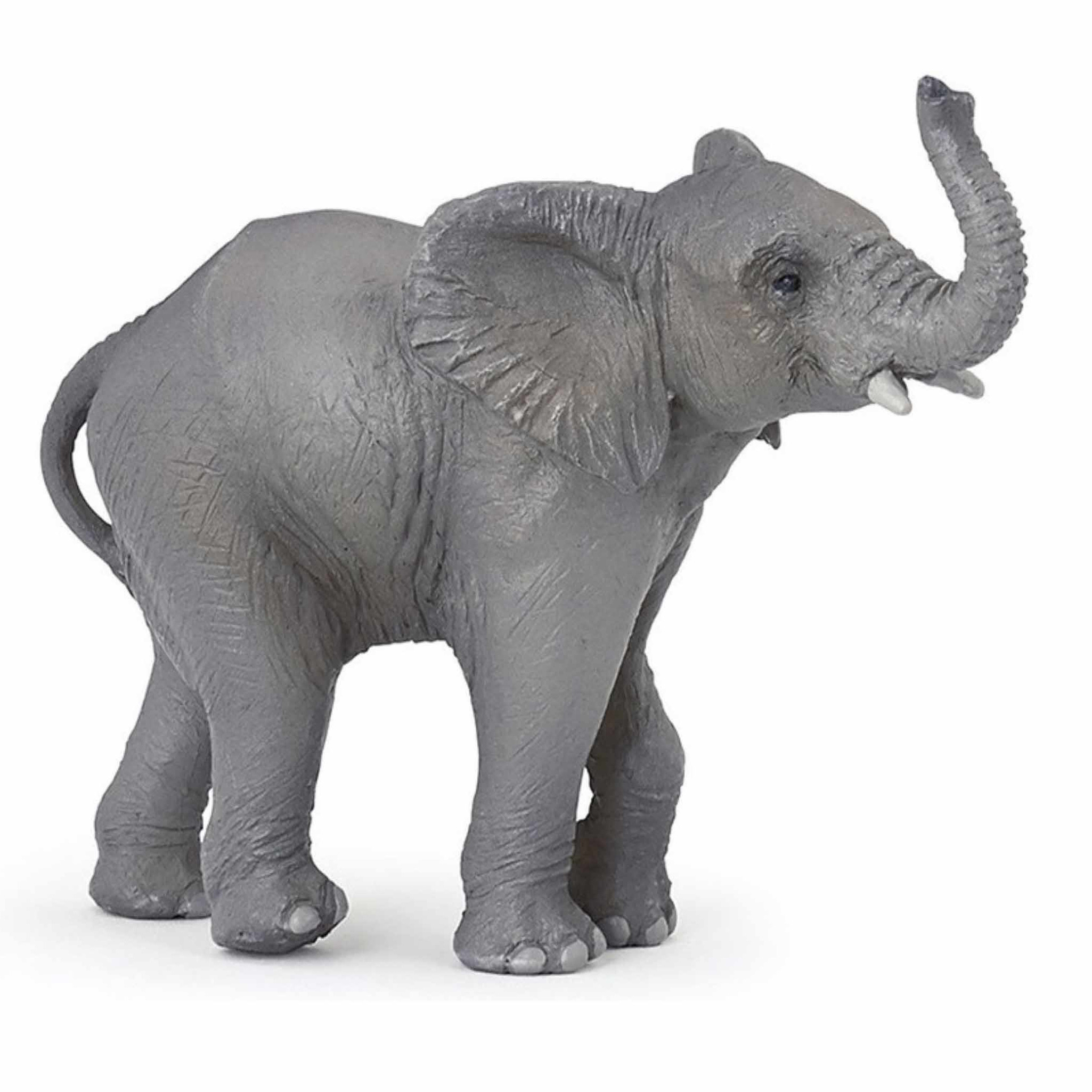 Plastic speelgoed olifant kalfje 10 cm
