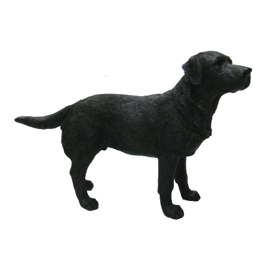 Polystone beeld Labrador zwart 14 cm